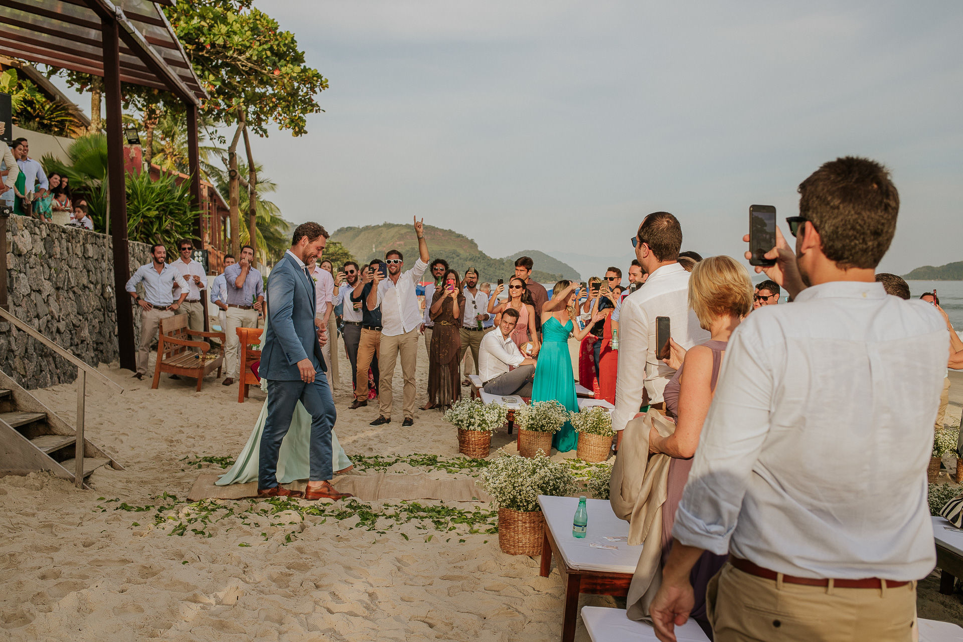 Foto Camila e Gustavo - Casamento na Praia de Juquehy Foto Camila e Gustavo - Casamento na Praia de Juquehy - Imagem 47
