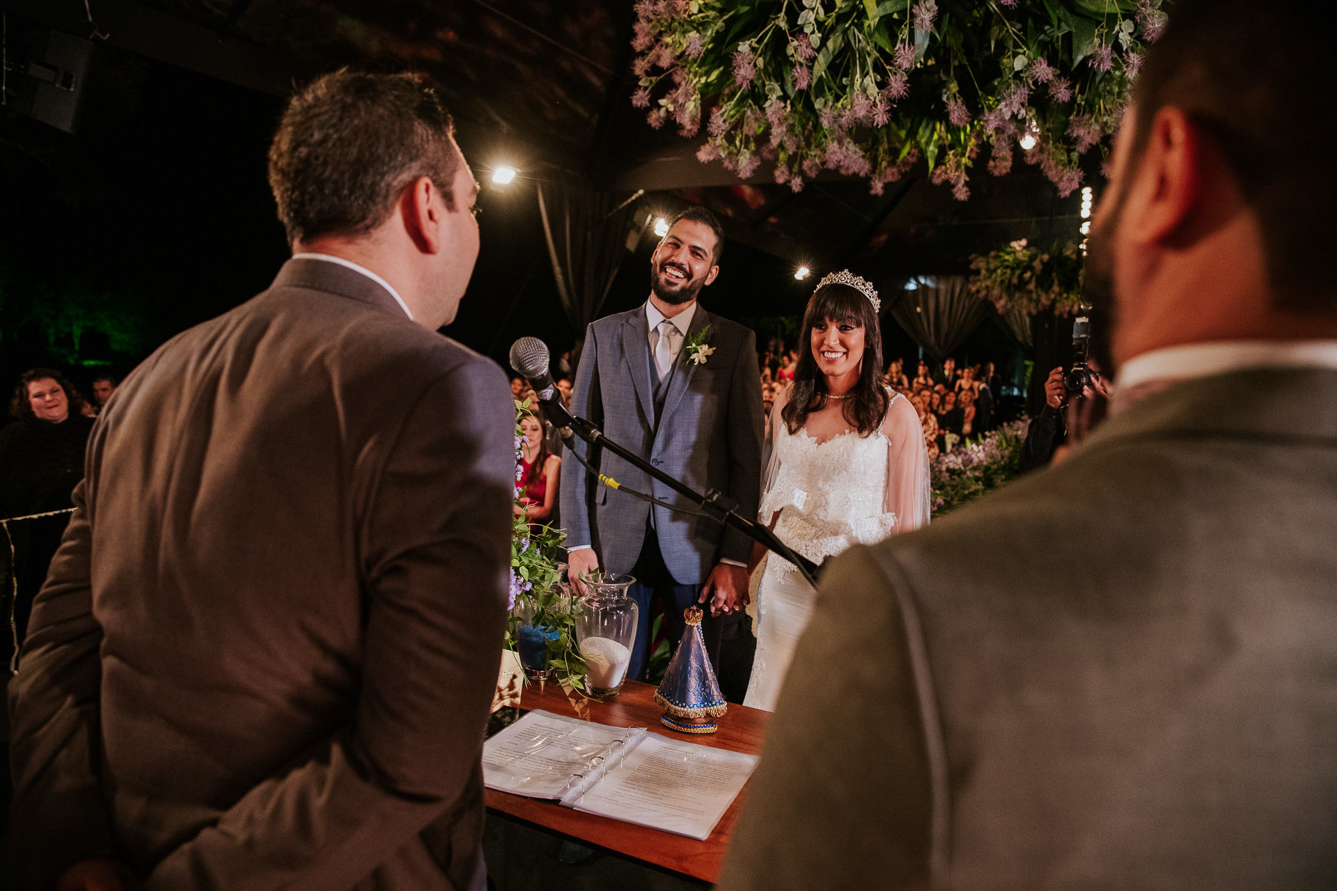 Foto Larissa e Lucas - Casamento ao ar Livre noturno. Foto Larissa e Lucas - Casamento ao ar Livre noturno. - Imagem 44