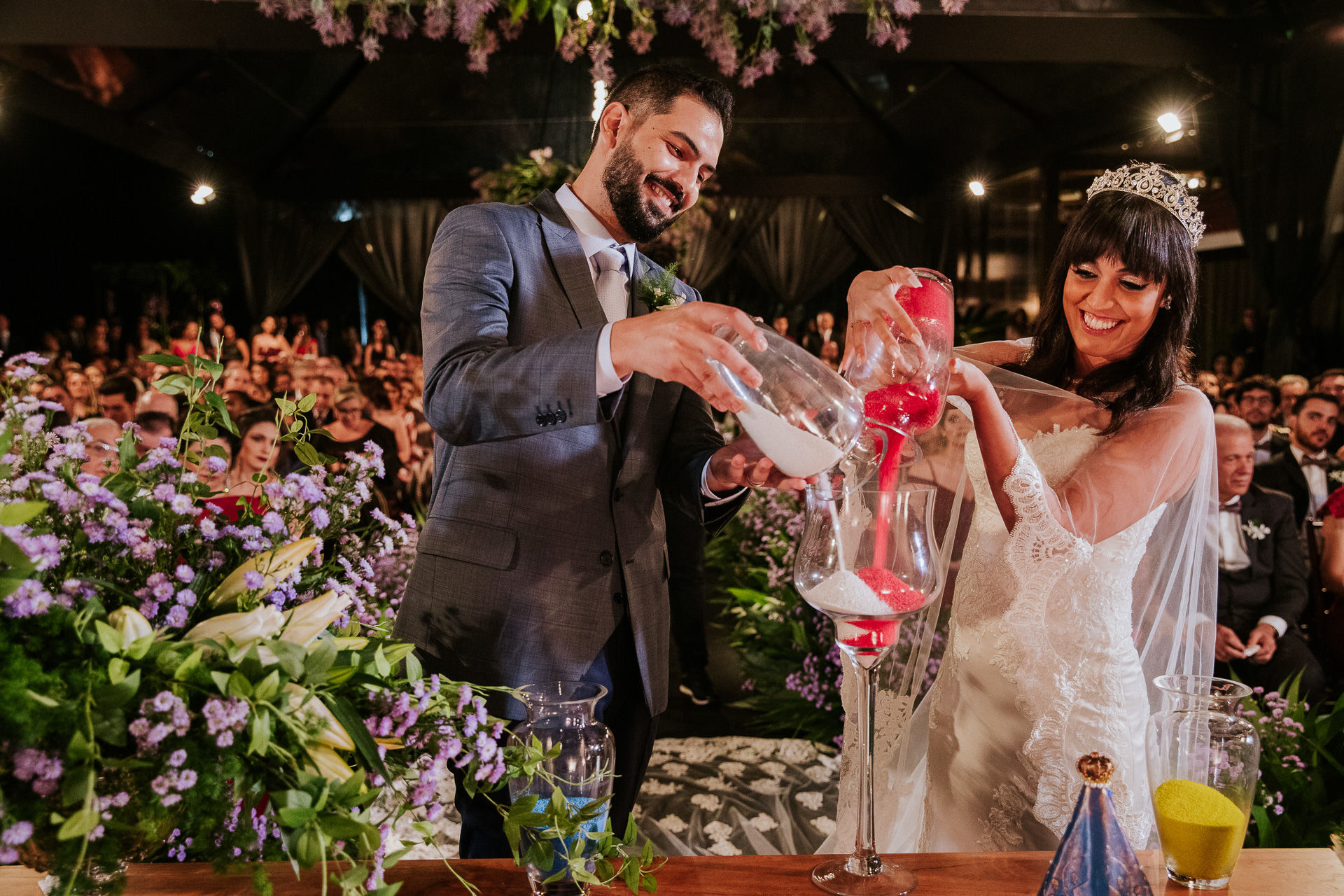 Foto Larissa e Lucas - Casamento ao ar Livre noturno. Foto Larissa e Lucas - Casamento ao ar Livre noturno. - Imagem 50