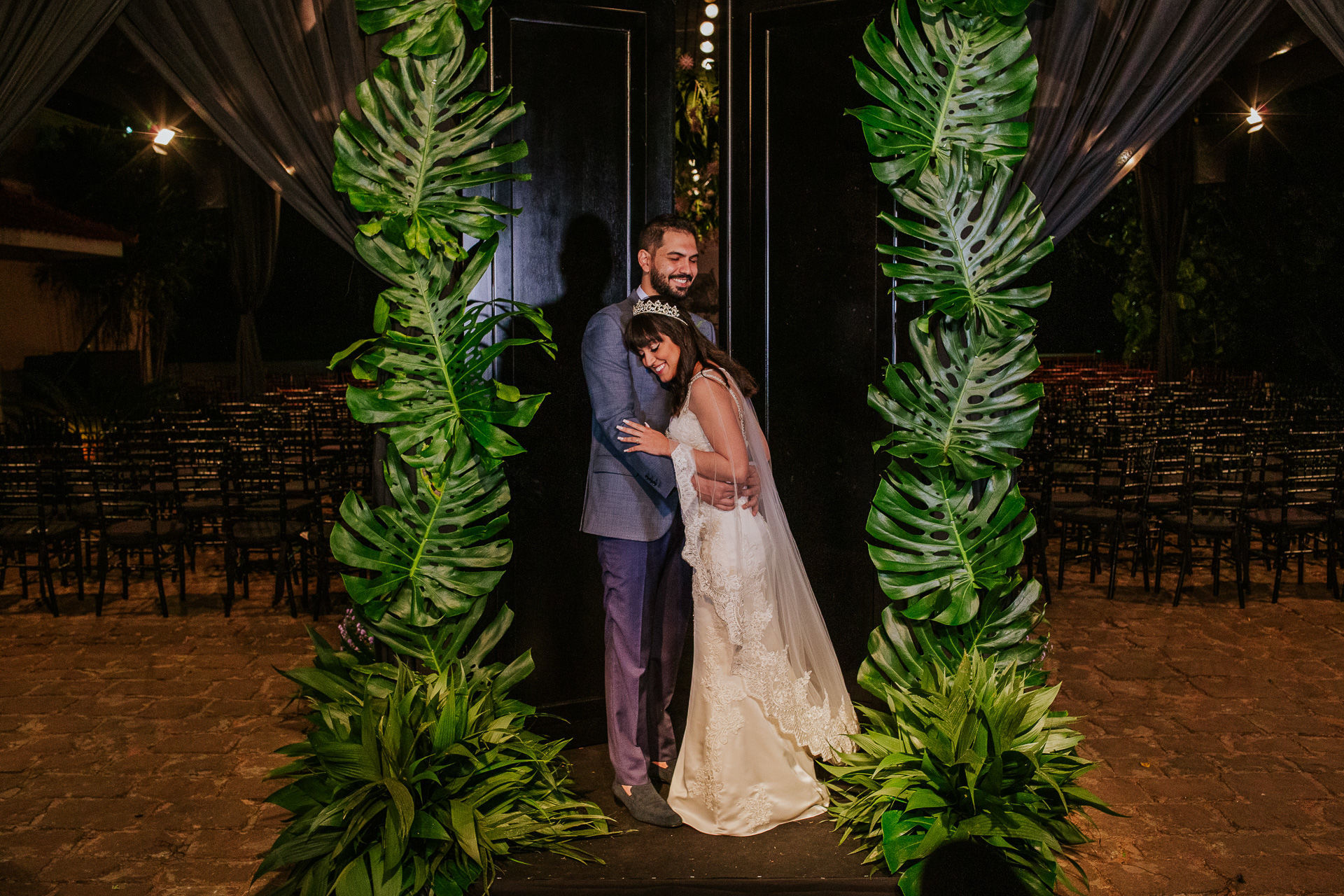 Foto Larissa e Lucas - Casamento ao ar Livre noturno. Foto Larissa e Lucas - Casamento ao ar Livre noturno. - Imagem 61