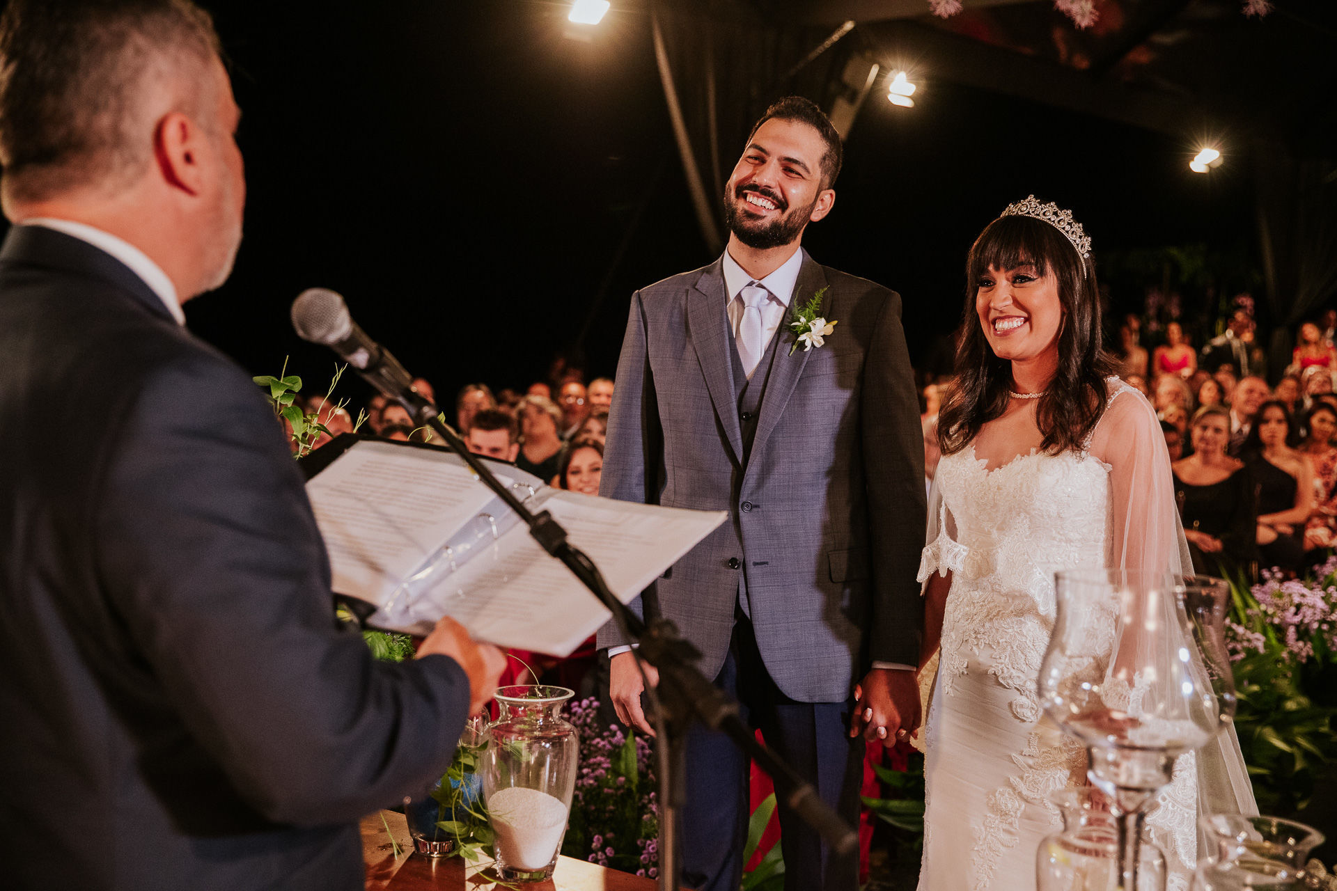 Foto Larissa e Lucas - Casamento ao ar Livre noturno. Foto Larissa e Lucas - Casamento ao ar Livre noturno. - Imagem 37